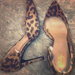 Target Leopard Print Heels Size 6